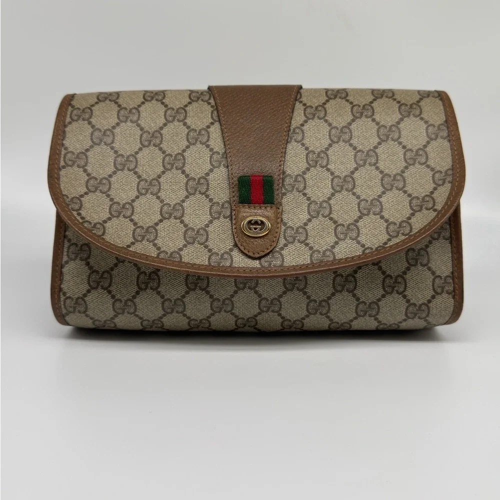 Vintage Gucci GG Supreme Toiletry Bag – 1989 - Picture 3 of 12